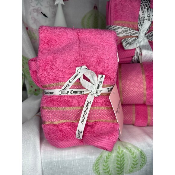 Juicy Couture Bath Towel Set-8 towels - Picture 3 of 5
